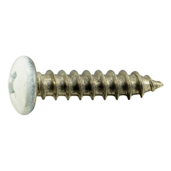 Midwest Fastener Sheet Metal Screw, #8 x 3/4 in, Painted 18-8 Stainless Steel Pan Head Phillips Drive, 20 PK 69482 - main